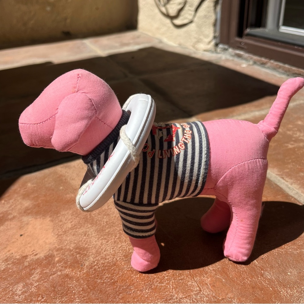 Victoria's Secret Pink Striped Dog Outfit